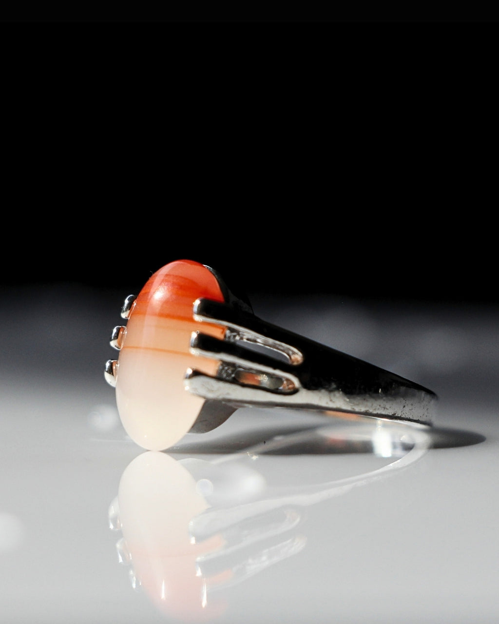 Sunstone Claw Ring