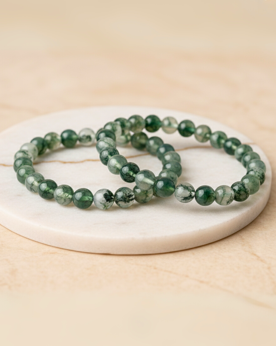 Moss Agate Bracelet