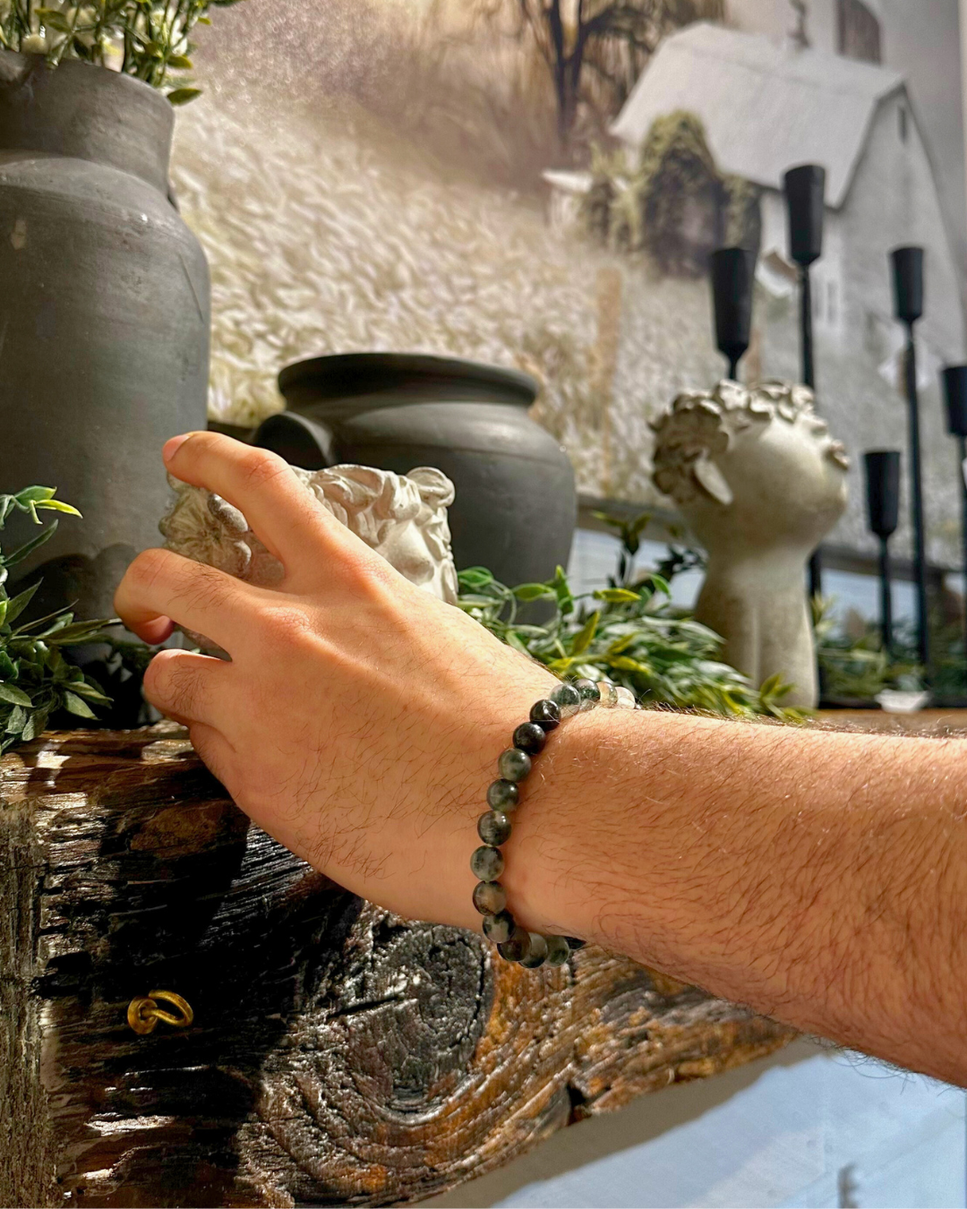 Moss Agate Bracelet