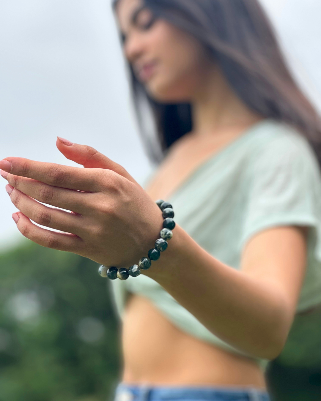 Moss Agate Bracelet