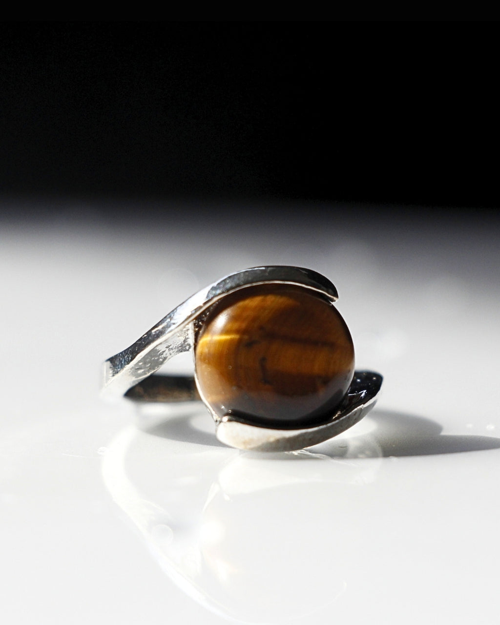 Tiger Eye Embrace Ring
