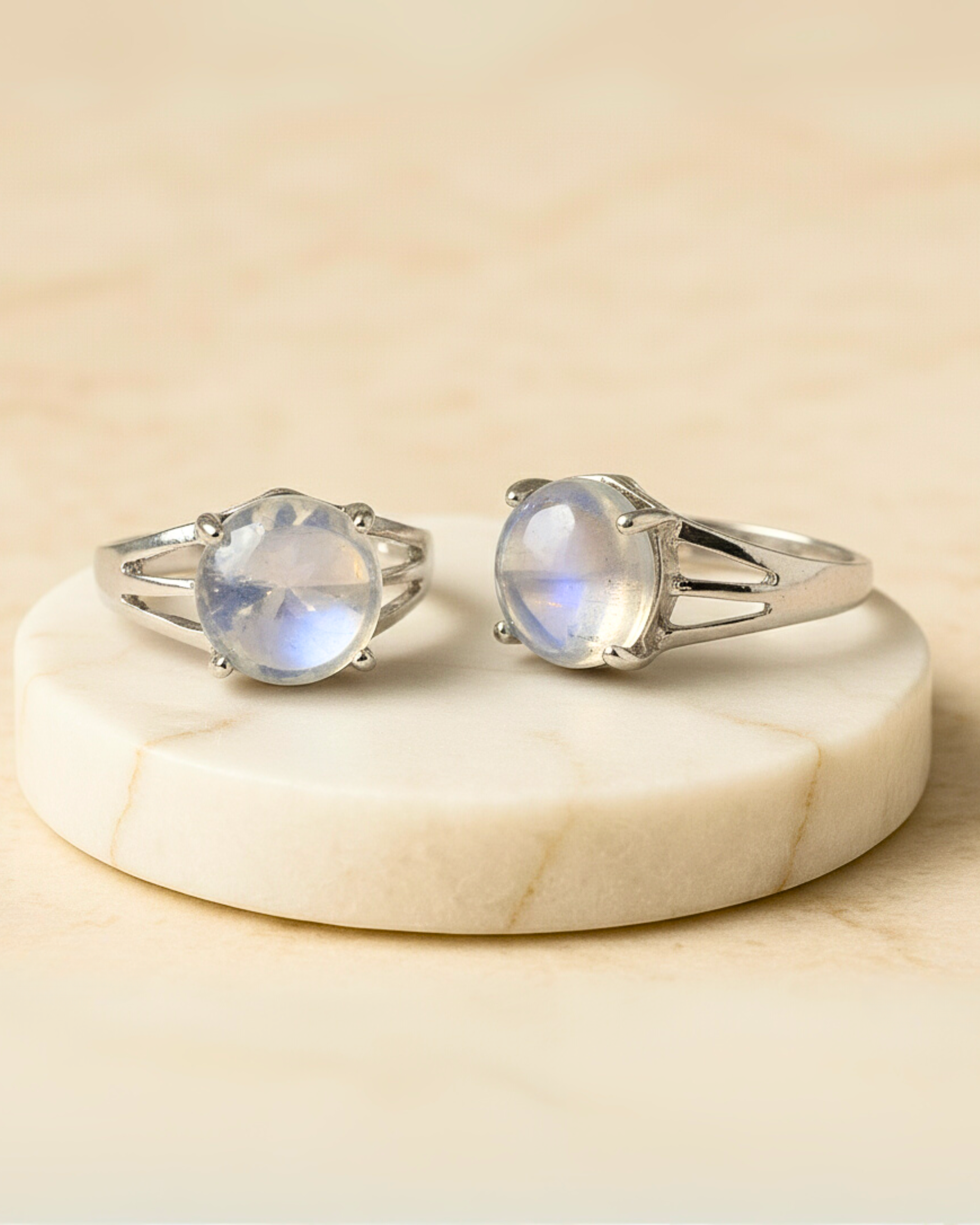 Moonstone Glow Ring
